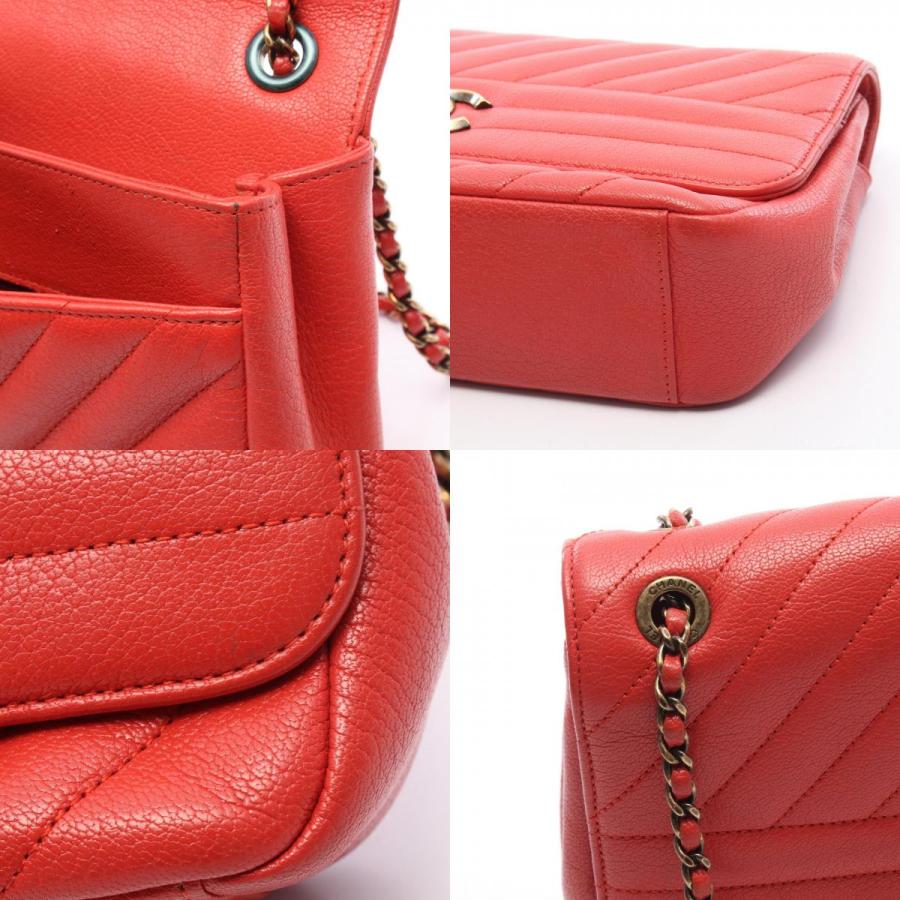 シャネル マドモアゼル ブランドオフ CHANEL レザー ショルダーバッグ レザー 中古 レディース