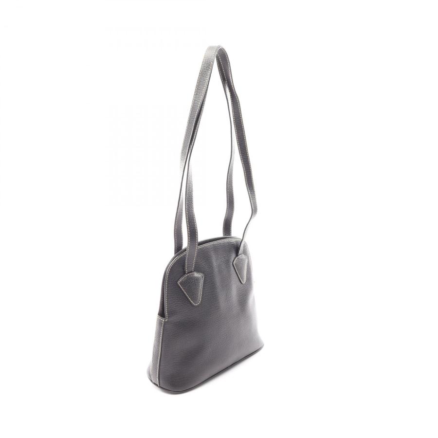 BALLY 美品　 グレー レザー トートバッグ　A4 フェラガモ　ロエベ LOEWE（ロエベ） 爆買 ブランドオフ レザー トートバッグ レザ- 中古