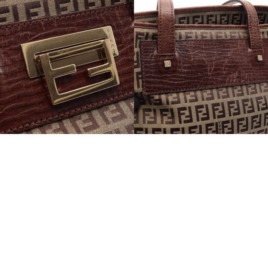 FENDI（フェンディ） ズッキーノ ブランドオフ キャンバス トート