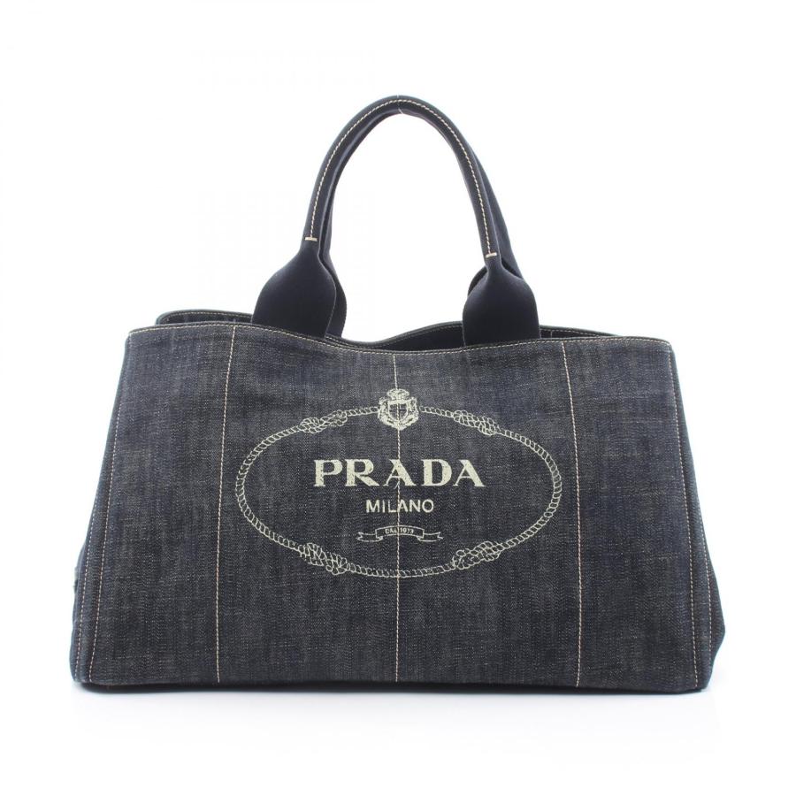 PRADA（プラダ） CANAPA カナパ ブランドオフ デニム トートバッグ