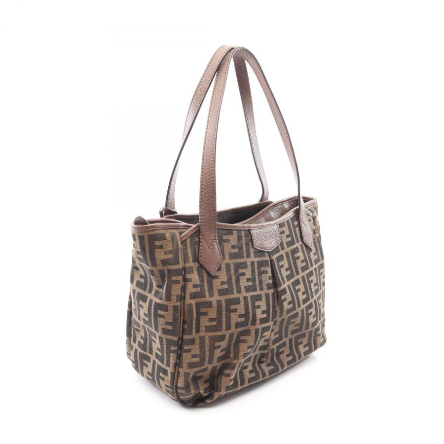 FENDI（フェンディ） ズッカ ブランドオフ キャンバス トートバッグ