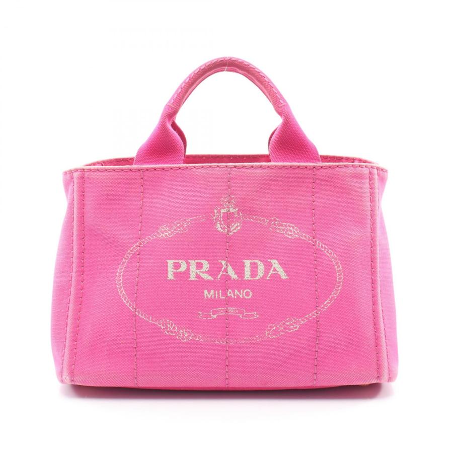 PRADA（プラダ） CANAPA カナパ ミニ ブランドオフ キャンバス トート