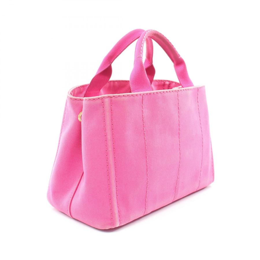 PRADA（プラダ） CANAPA カナパ ミニ ブランドオフ キャンバス トート