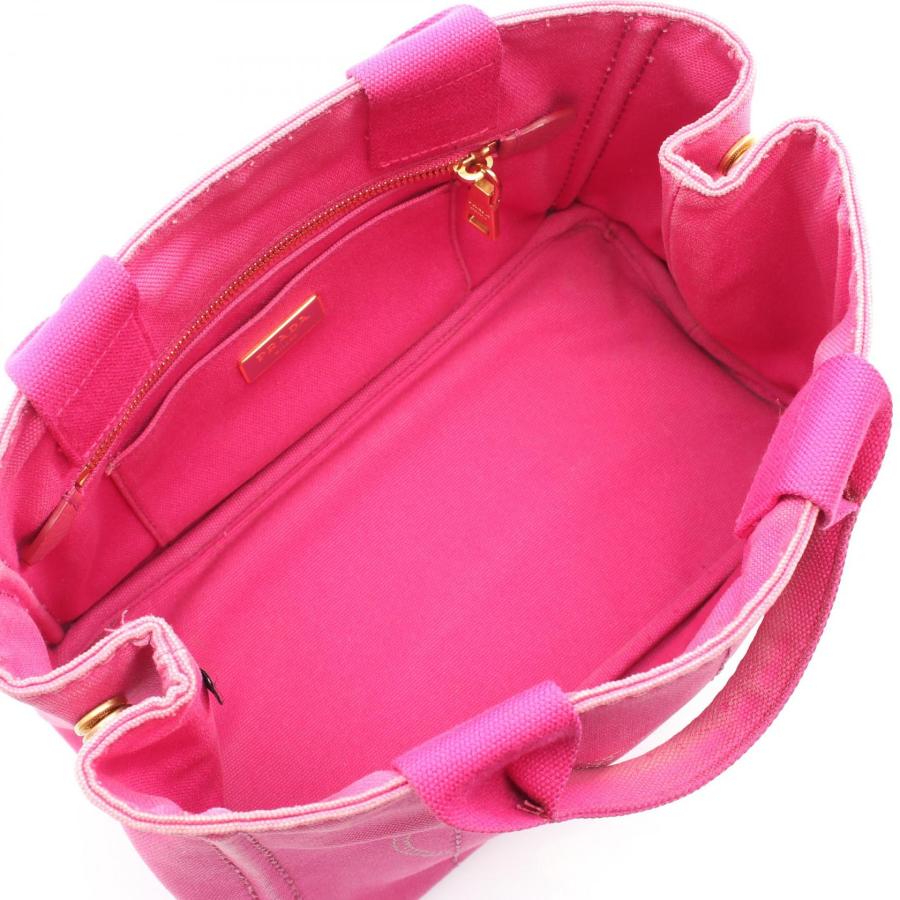PRADA（プラダ） CANAPA カナパ ミニ ブランドオフ キャンバス トート
