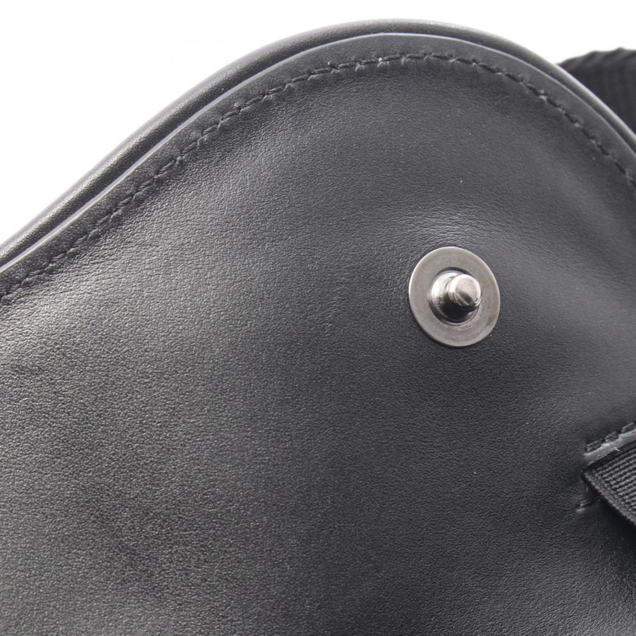 ディオール Dior SADDLE サドル ミニ CDダイヤモンド ウエストバッグ ボディバッグ バッグ PVCコーティングキャンバス レザー メンズ ブラック系 / グレー系 【中古】 ディオール SADDLE サドル ミニ CDダイヤモンド ブランドオフ Dior PVC