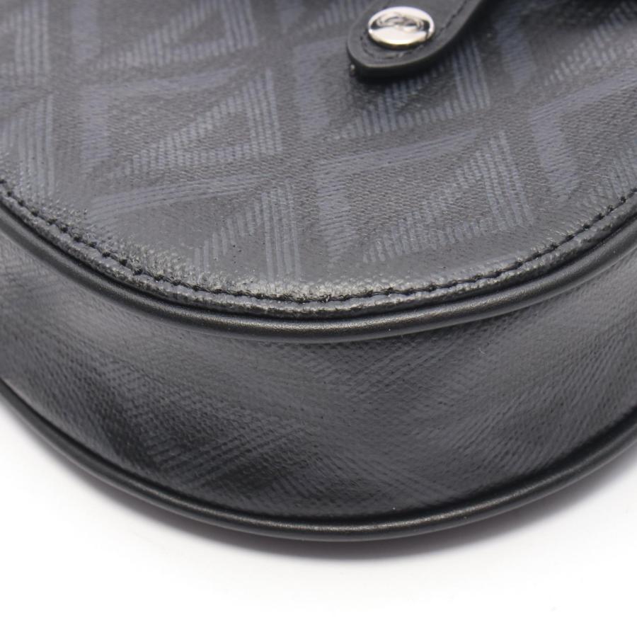 ディオール Dior SADDLE サドル ミニ CDダイヤモンド ウエストバッグ ボディバッグ バッグ PVCコーティングキャンバス レザー メンズ ブラック系 / グレー系 【中古】 ディオール SADDLE サドル ミニ CDダイヤモンド ブランドオフ Dior PVC
