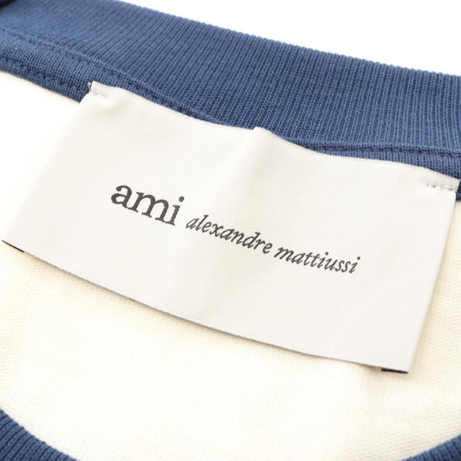 爆買 アミ ニットパッチ ブランドオフ AMI コットン 半袖Tシャツ コットン メンズ レディースの画像
