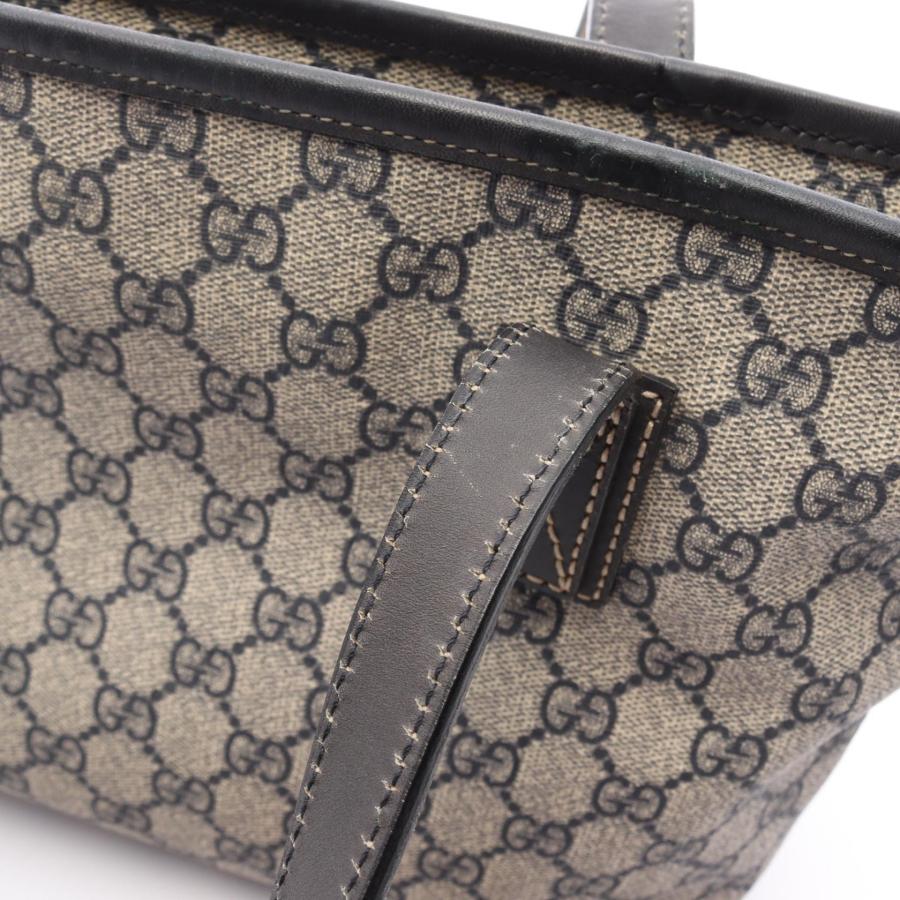 【美品】グッチ ハンドバッグ GGスプリーム PVC GUCCI（グッチ） GGスプリーム ブランドオフ GUCCI PVCコーティング