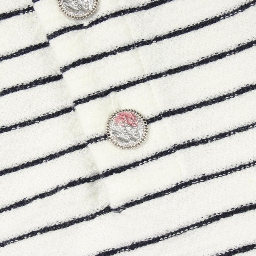 CHANEL（シャネル） ココマークボタン ボーダー ブランドオフ コットン