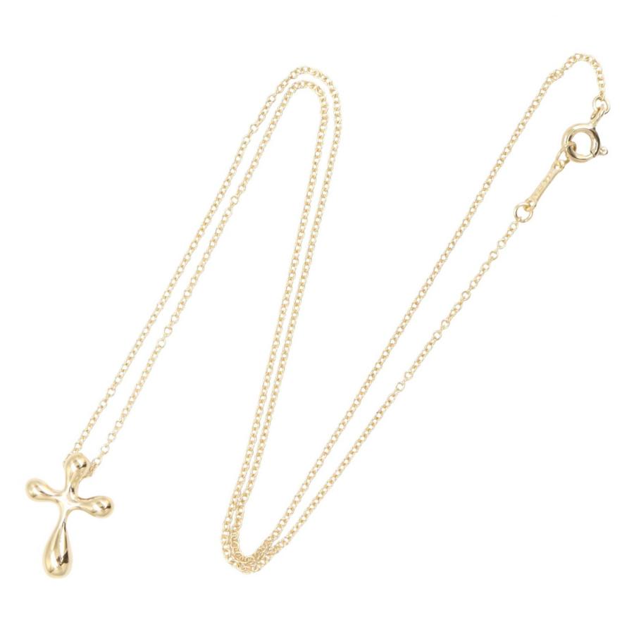 Tiffany ティファニー K18 スモール クロス ネックレス ゴールド 商品