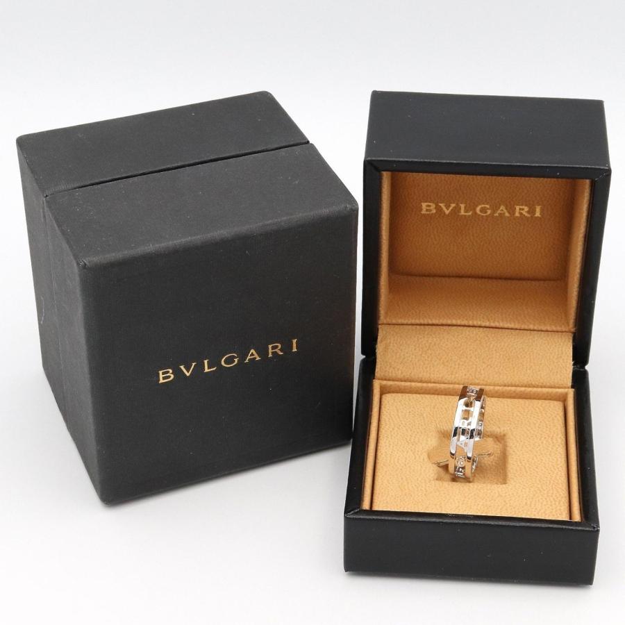 BVLGARI（ブルガリ） B-zero1 オープンロゴ スパイラル リング 