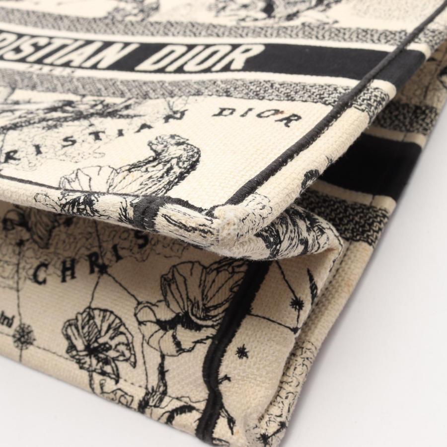 【極美品】ディオール ブックトートバッグ キャンバス ミディアム ディオール BOOK TOTE ブックトート ミディアム ゾディアック ブランド