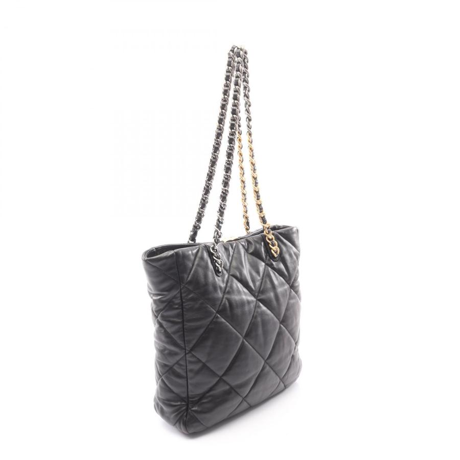 シャネル シャネル 19 コンビ金具 ブランドオフ CHANEL ラムスキン（羊革） ショルダーバッグ ラムスキン 中古 レディース_1