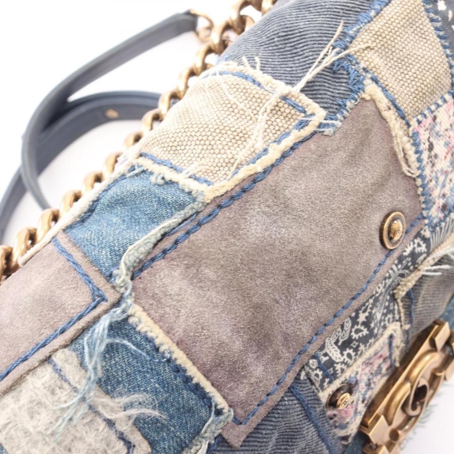シャネル CHANEL ボーイシャネル パッチワーク デニム ショルダーバッグ シャネル CHANEL ボーイシャネル パッチワーク デニム ショルダー