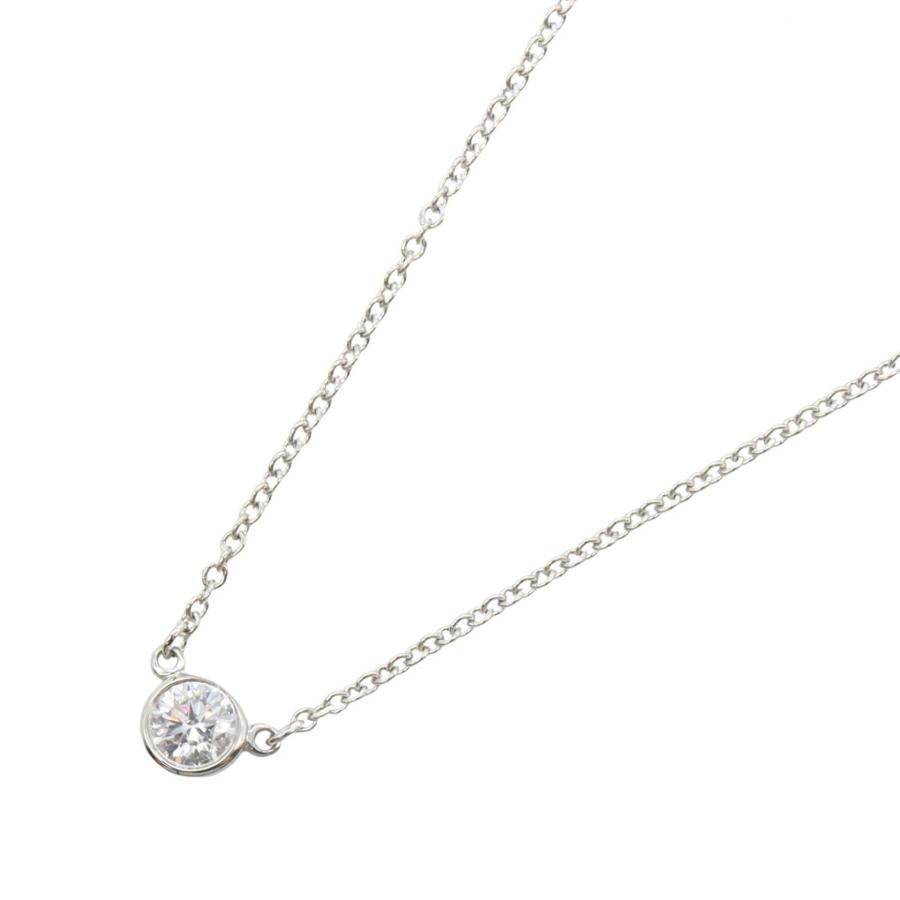 みー様用ティファニー pt950 バイザヤード ダイヤ ネックレス （美品） TIFFANY&Co.（ティファニー） バイザヤード ネックレス ブランドオフ