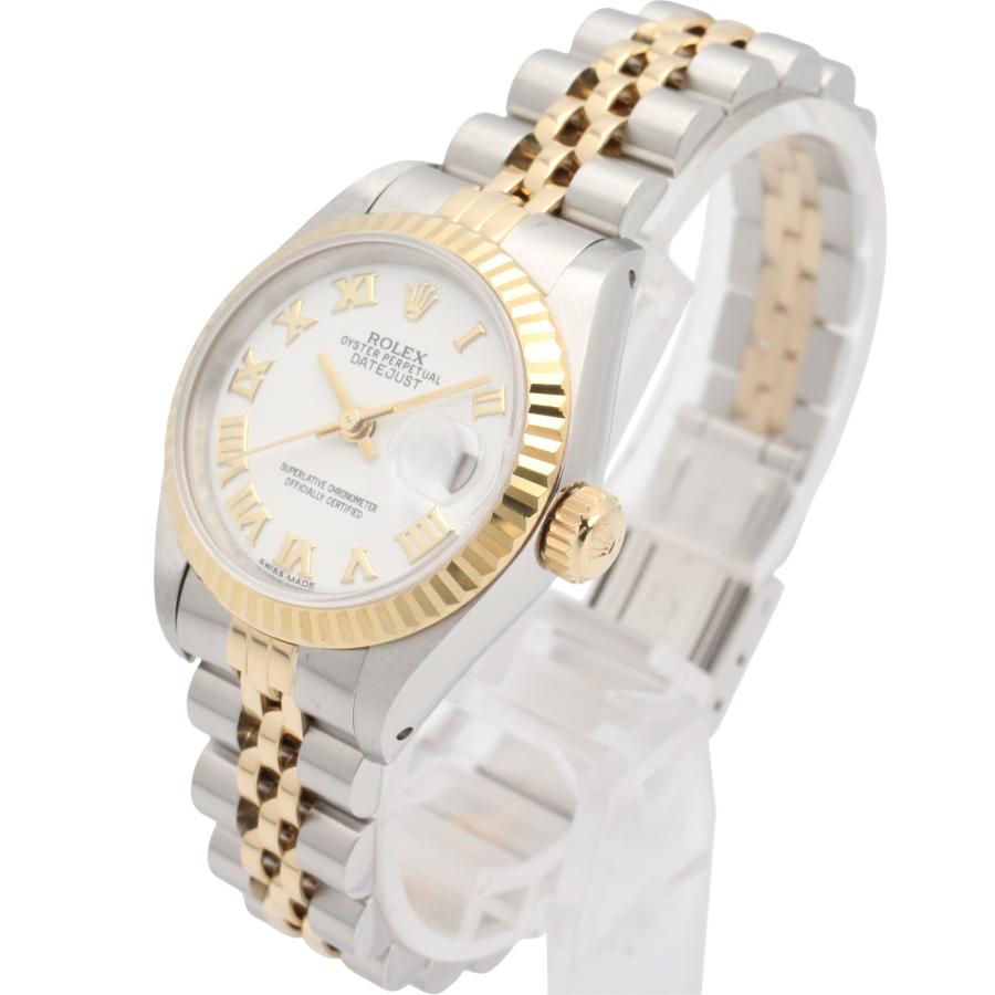 ROLEXロレックスK18SSコンビレディースコマ正規純正品デイトジャスト ROLEX（ロレックス） デイトジャスト 96番 ブランドオフ ROLEX K18