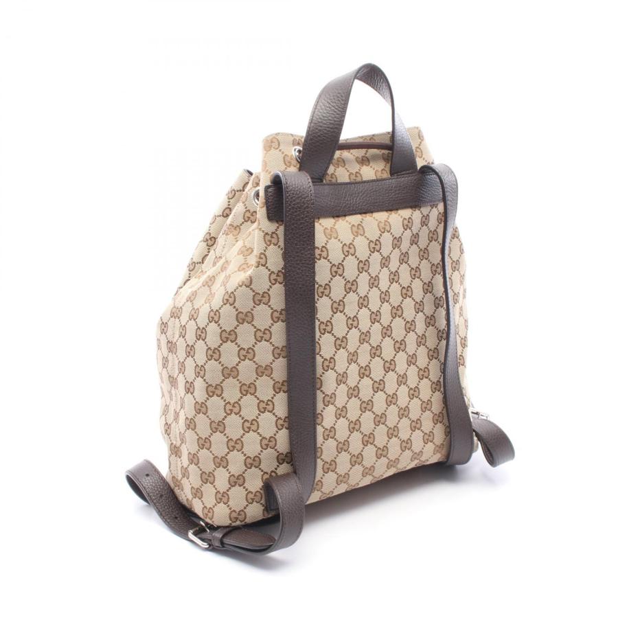 グッチ GGキャンバス ブランドオフ GUCCI キャンバス リュックサック バックパック GGキャンバス/レザー 中古 レディース_1