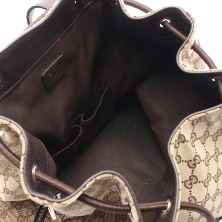 グッチ GGキャンバス ブランドオフ GUCCI キャンバス リュックサック バックパック GGキャンバス/レザー 中古 レディース_2