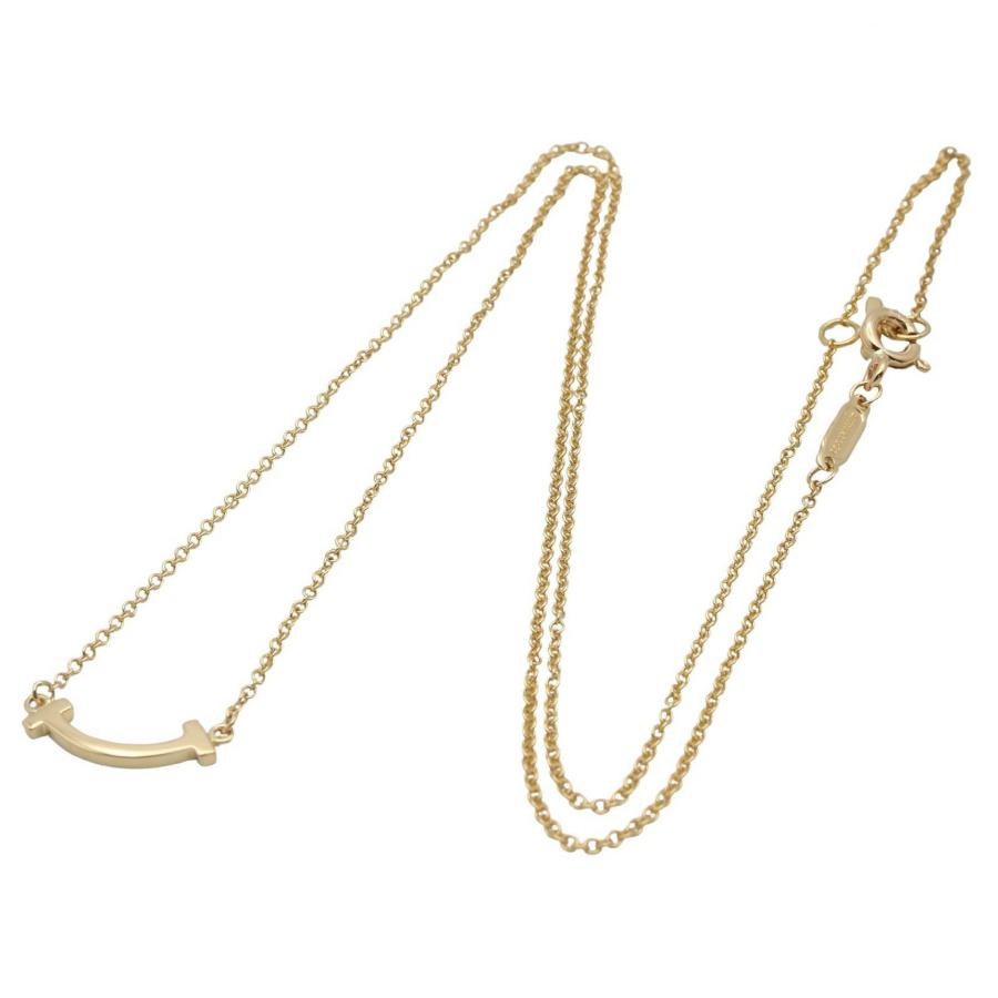 Tiffany&Co.ティファニーTスマイルネックレス ミニ K18 TIFFANY&Co.（ティファニー） Tスマイル ミニ ネックレス ブランドオフ