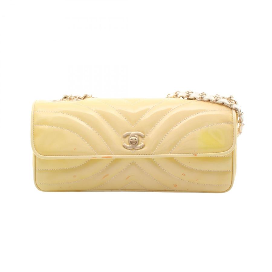 CHANEL（シャネル） Vステッチ ブランドオフ パテントレザー 