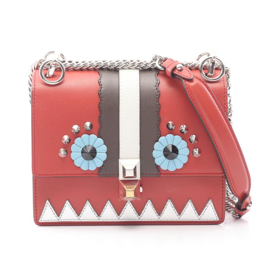 FENDI（フェンディ） MINI KAN I ミニ キャナイ ブランドオフ レザー 