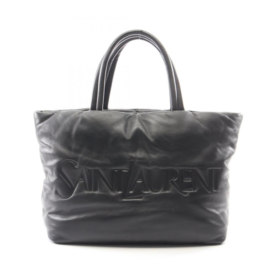 【未使用】SAINT LAURENT パファーレザートート　サンローラン　パリ 爆買 サンローランパリ ワイド パファー ブランドオフ SAINT LAURENT