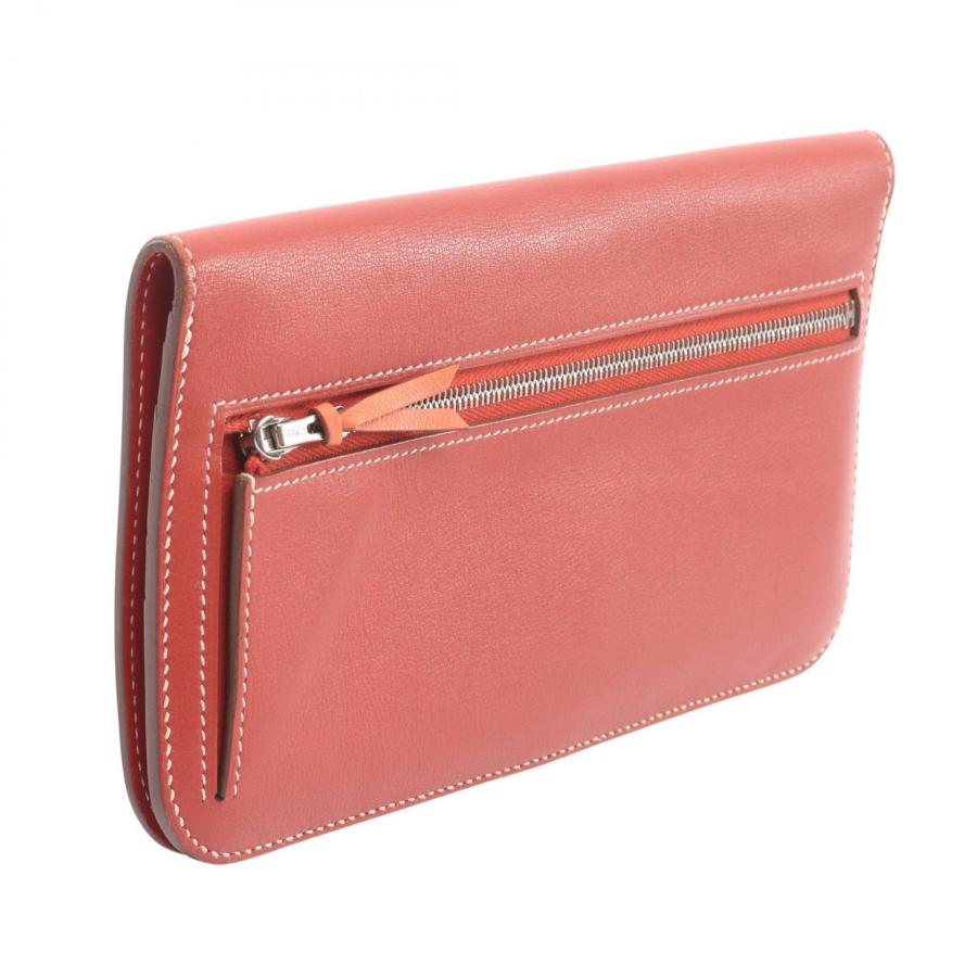 HERMES（エルメス） 爆買 ドゴンロング ブランドオフ レザー 二つ折り