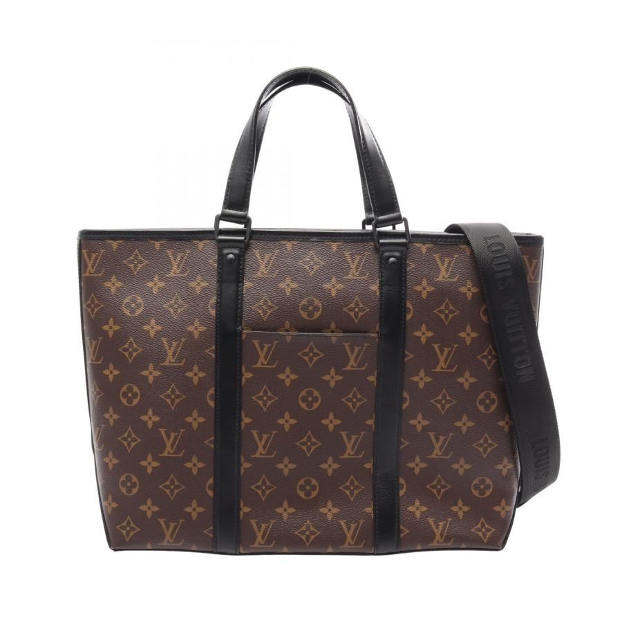 LOUIS VUITTON ウィークエンドトートバッグPM モノグラムマカサー LOUIS VUITTON（ルイ・ヴィトン） ウィークエンドトート PM モノグラム
