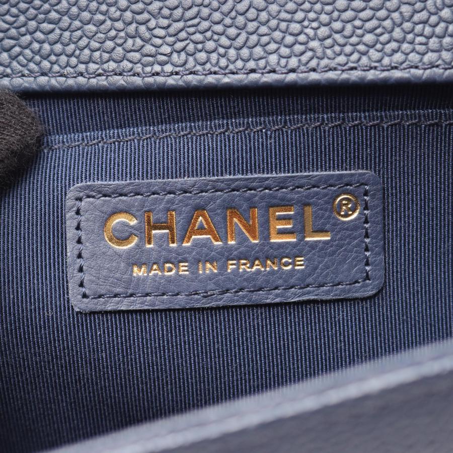 CHANEL（シャネル） ボーイシャネル ブランドオフ キャビアスキン(グレ