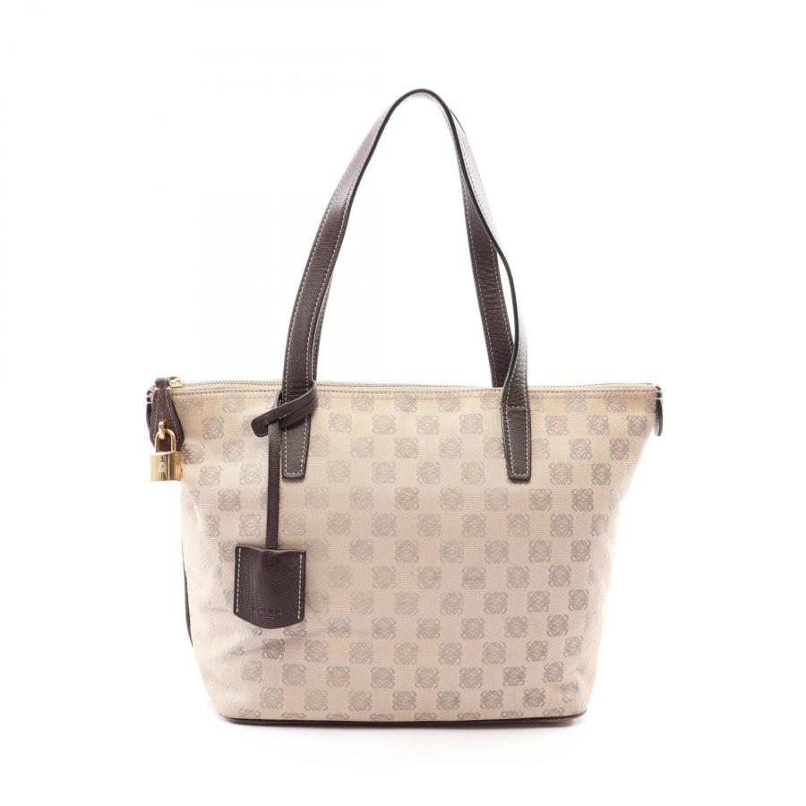 LOEWE（ロエベ） アナグラム ブランドオフ キャンバス トートバッグ