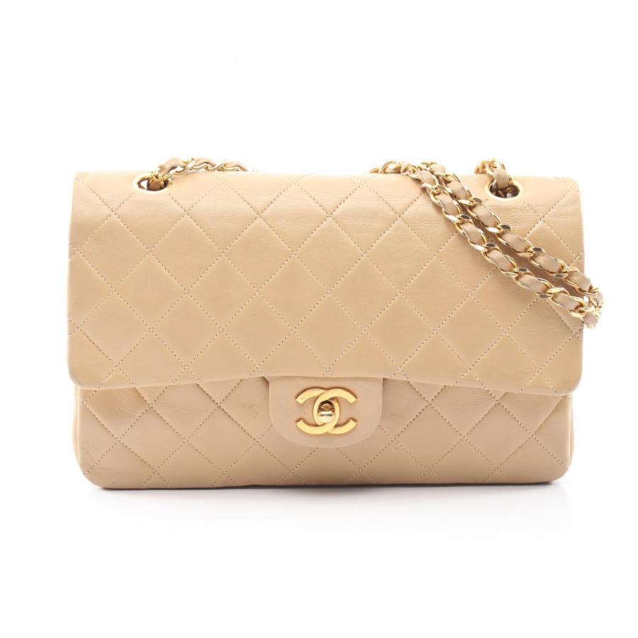 CHANEL（シャネル） マトラッセ Wフラップ ブランドオフ ラムスキン