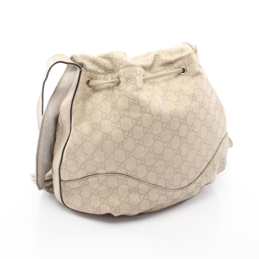 GUCCI（グッチ） グッチシマ ブランドオフ レザー ショルダーバッグ 