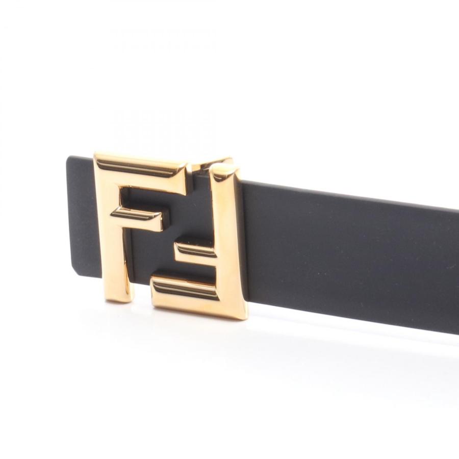 フェンディ ラウンド FF リバーシブル ブランドオフ FENDI レザー ベルト レザー メンズの画像