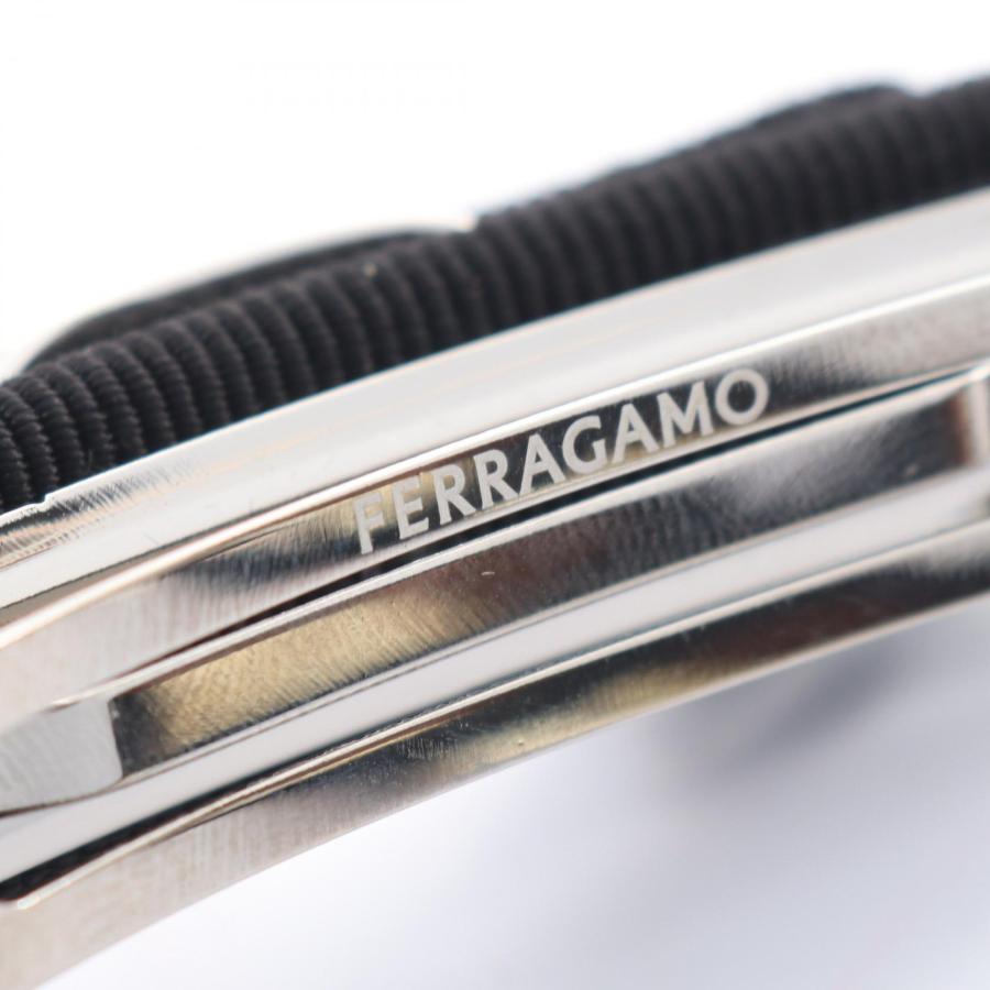 サルヴァトーレフェラガモ ヴァラリボン ブランドオフ Salvatore Ferragamo ステンレススチール バレッタ 真鍮/コットン レディース_2