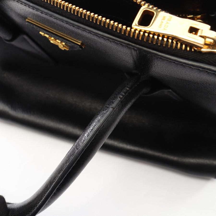 PRADA（プラダ） GLACE CALF 2WAY ブランドオフ レザー ハンドバッグ