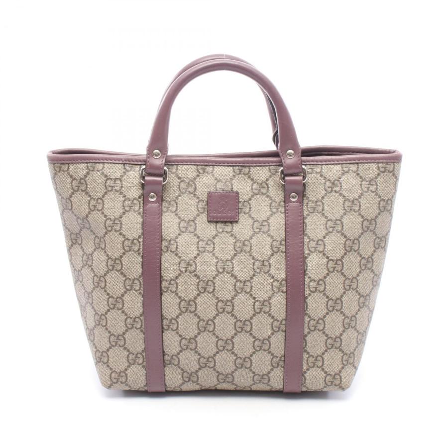 【良品】GUCCI GGスプリーム キャンバス トートバッグ PVC ブラウン GUCCI（グッチ） グッチチルドレンズ GGスプリーム ブランドオフ GUCCI