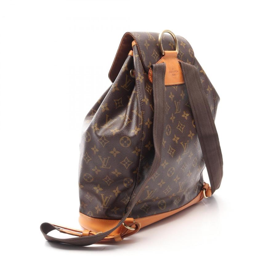 【LOUIS VUITTON】モンスリGM モノグラム　リュック　ダークブラウン LOUIS VUITTON（ルイ・ヴィトン） モンスリGM モノグラム ブランドオフ