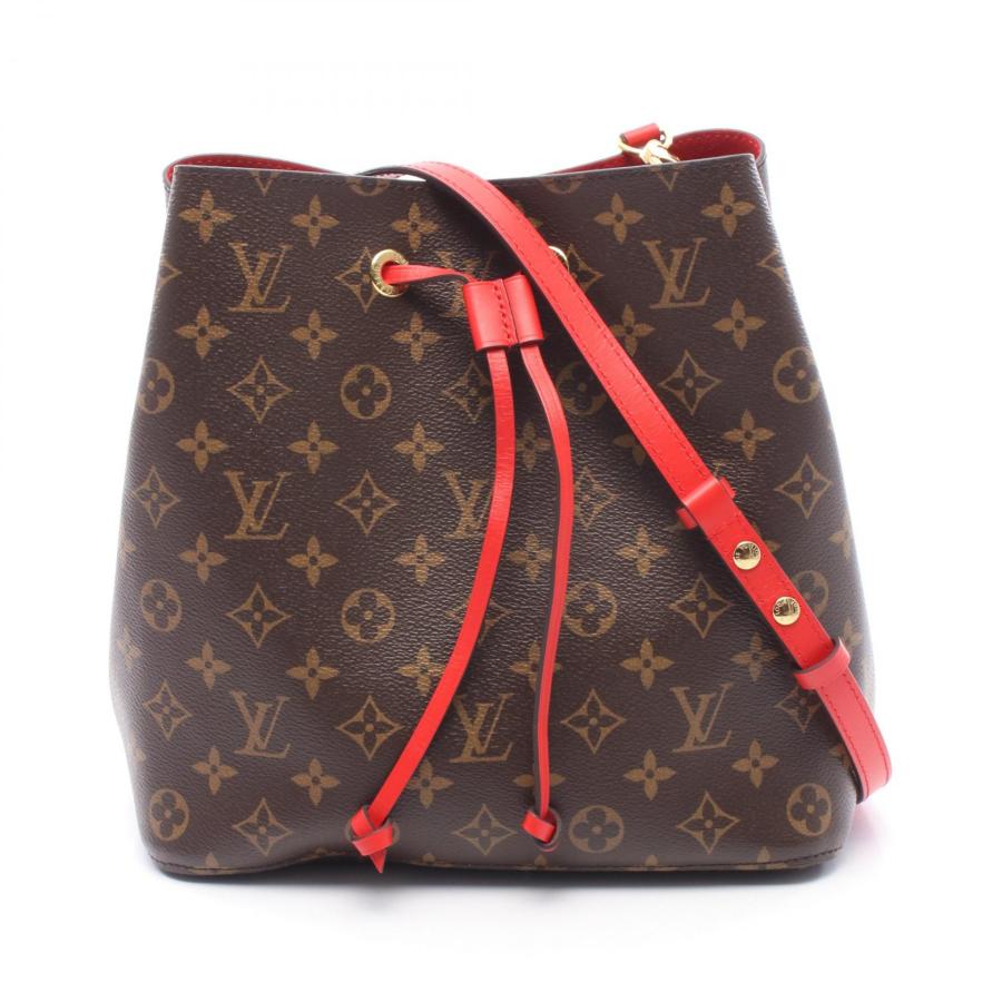 ヴィトン☆ネオノエ/モノグラム×コクリコ/2wayバッグ/赤 LOUIS VUITTON（ルイ・ヴィトン） ネオノエ モノグラム コクリコ