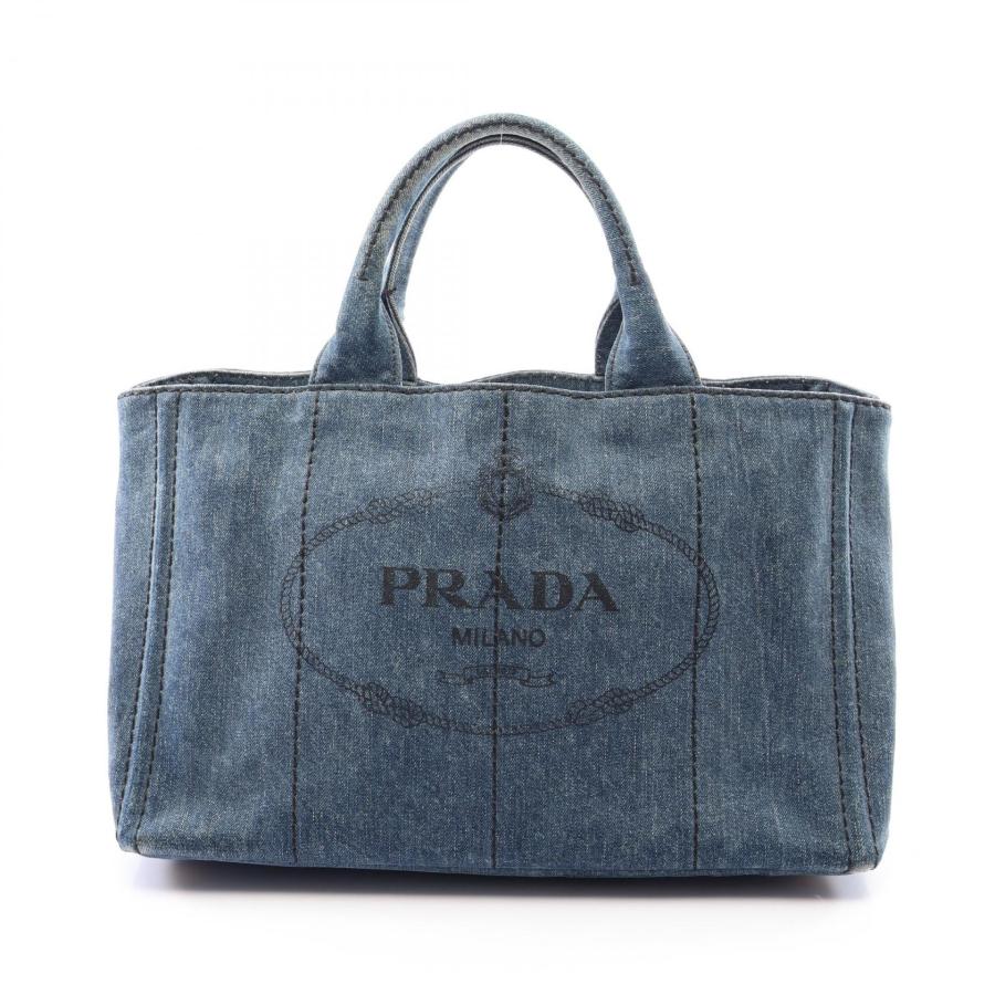 PRADA（プラダ） CANAPA カナパ ブランドオフ デニム ハンドバッグ