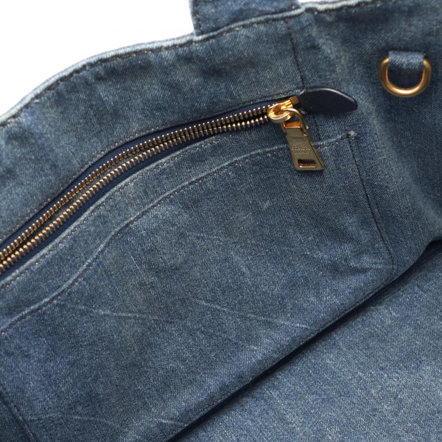 PRADA（プラダ） CANAPA カナパ ブランドオフ デニム ハンドバッグ