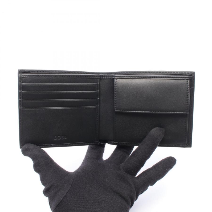 ヒューゴボス ブランドオフ HUGO BOSS レザー 二つ折り財布 メンズ