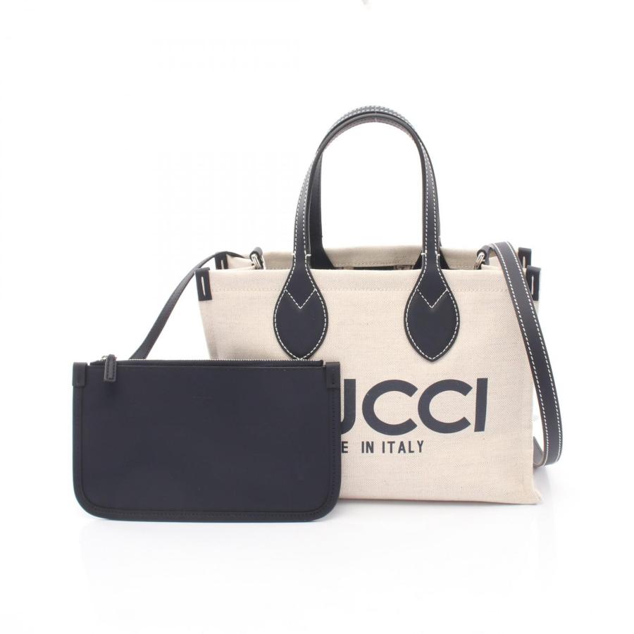 グッチ　ミニトートバッグ GUCCI（グッチ） プリント ミニ 2WAY ブランドオフ キャンバス トート