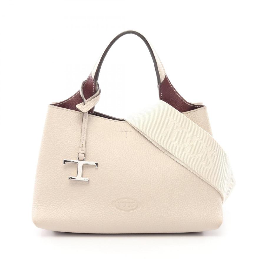 トッズ Tタイムレス マイクロ 2WAY ブランドオフ TOD'S レザー