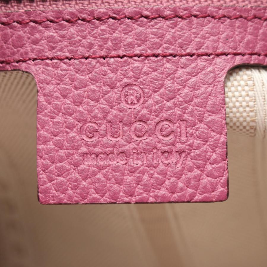 GUCCI（グッチ） インターロッキングG ブランドオフ レザー トート