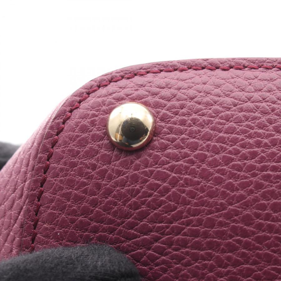 GUCCI（グッチ） インターロッキングG ブランドオフ レザー トート