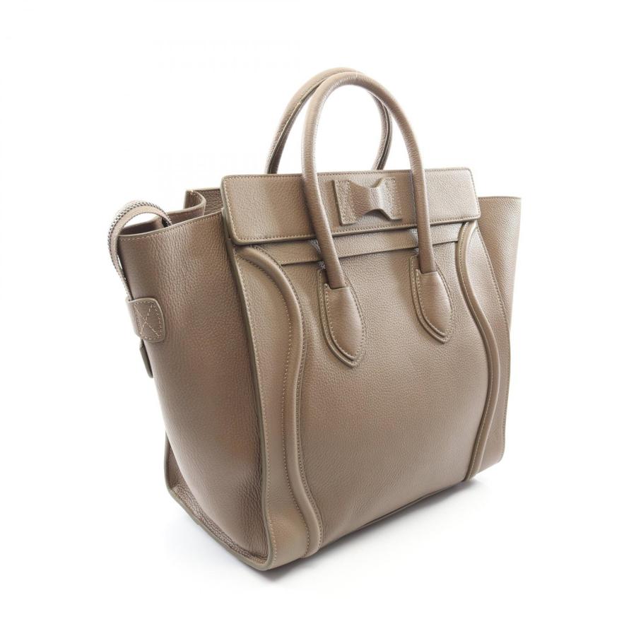 CELINE（セリーヌ） ラゲージ ミニショッパー ブランドオフ レザー 