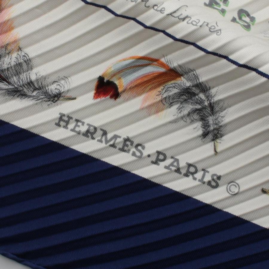 HERMES（エルメス） カレプリセ PLUMES ブランドオフ シルク スカーフ