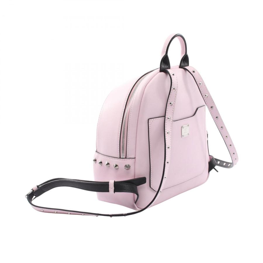 F*g様 【中古】MCMリュック(small mediumサイズ) MCM（エムシーエム） スタッズ ブランドオフ レザー リュックサック