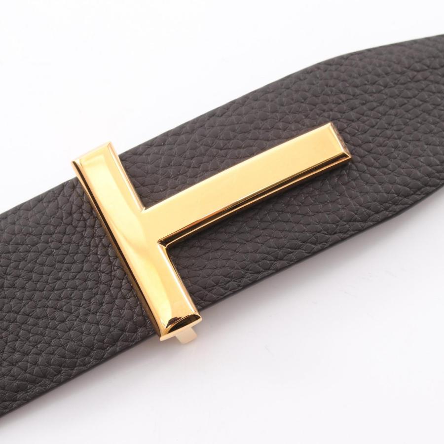 トムフォード Tアイコン ブランドオフ TOM FORD レザー ベルト レザ- メンズの画像
