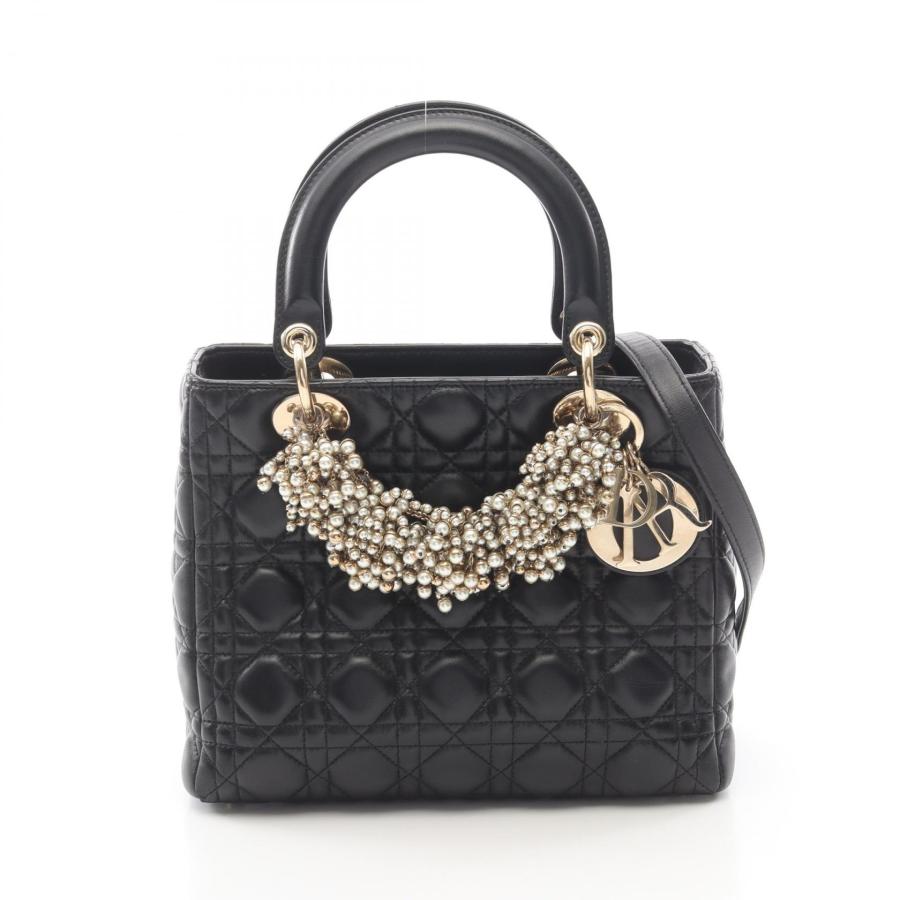 ディオール LADY DIOR レディディオール ミディアム カナージュ